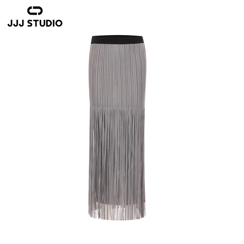 JJJ STUDIO 灰色半裙 JKWFS1Q034