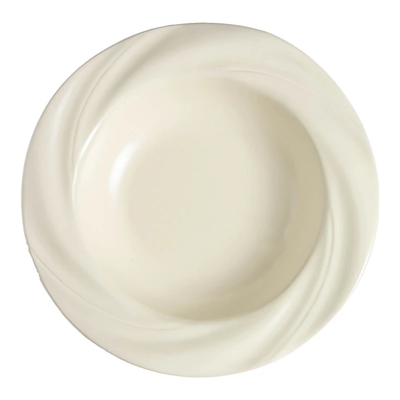 草帽盘大合集复古欧式陶瓷西餐碗餐厅高颜值沙拉碗浓汤碗餐具