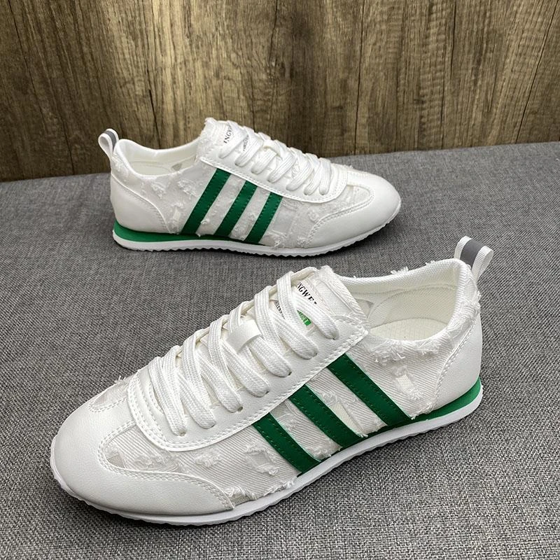 小白鞋子男春季透气运动休闲鞋韩版潮流百搭帆布鞋时尚板鞋男潮鞋