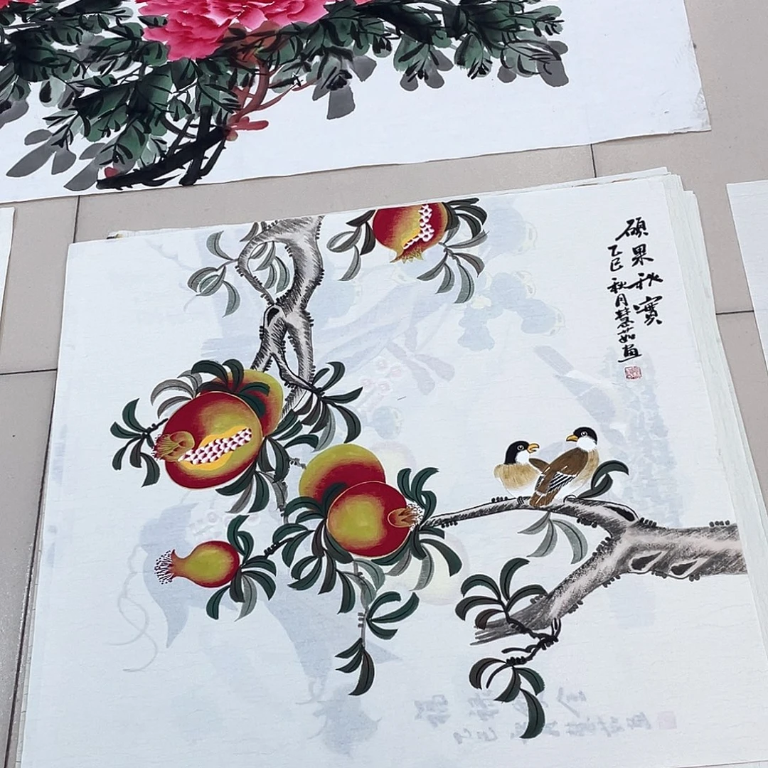 国画纯手绘国画系话