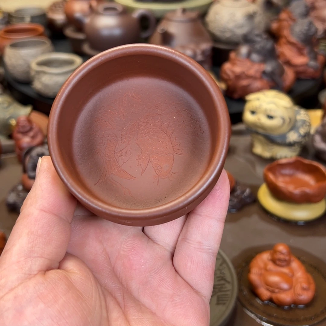 茶宠紫砂紫砂杯子