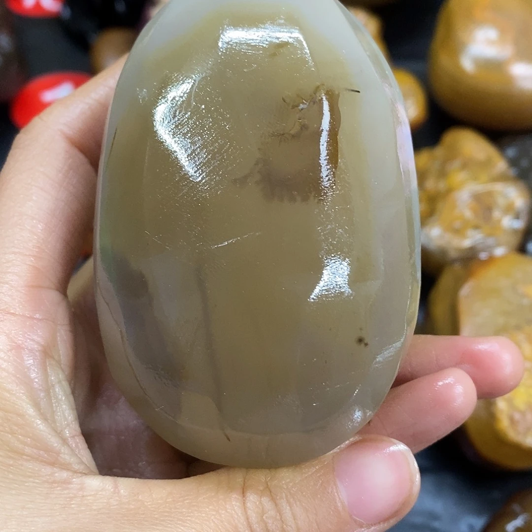 玛瑙/玉髓未镶嵌手把件