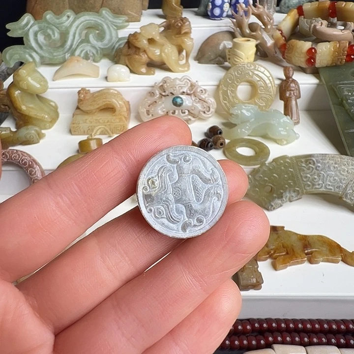 颈饰未镶嵌和田玉爱****8