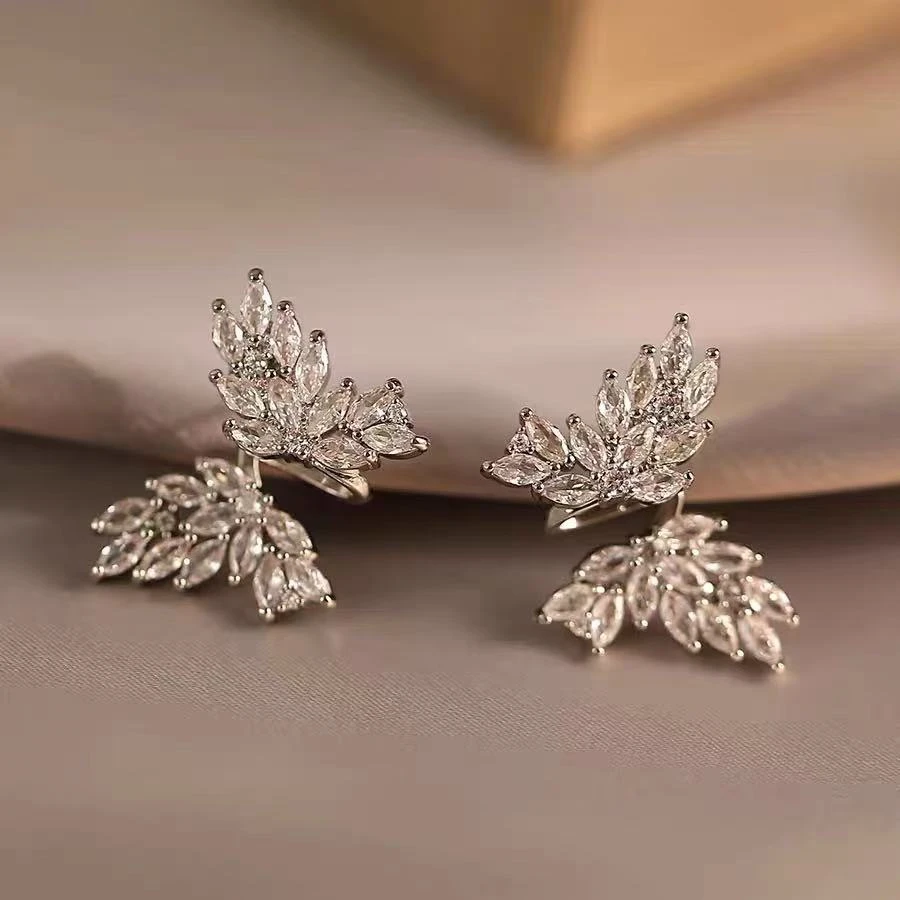 铜合金耳饰 0460小众轻奢高级感独特蝴蝶耳环