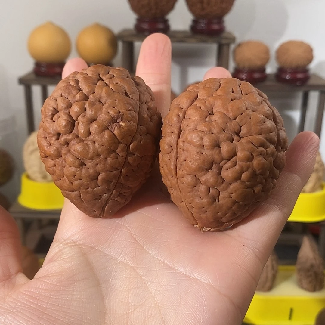 吊坠文玩核桃三瓣脑纹金刚爆肉4759