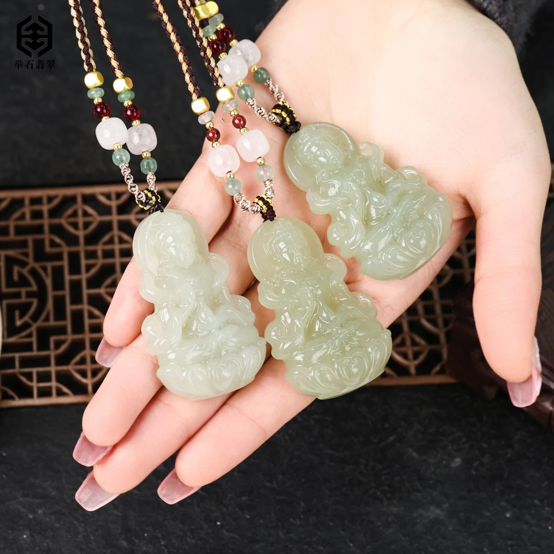 【举石臻品】TH0113-693-107和田玉吊坠（一件/多样性发）L