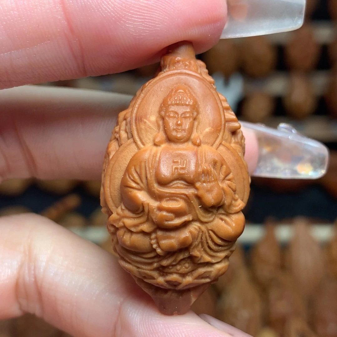 把件橄榄核如来佛