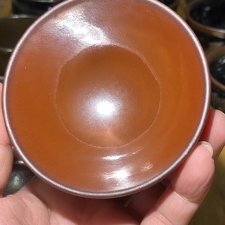 笨***孩茶盏传统原矿釉柴烧建盏