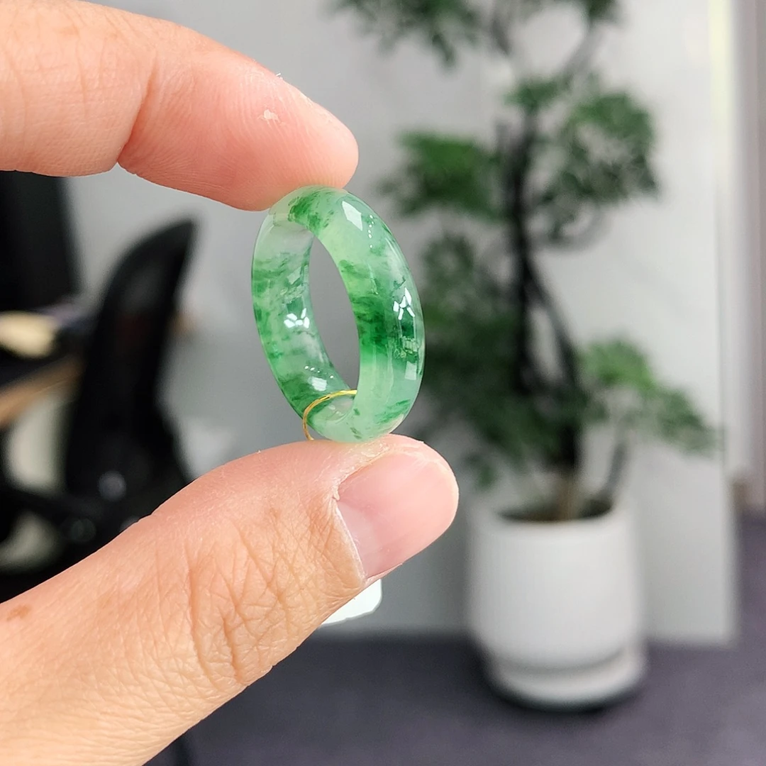 翡翠未镶嵌戒指14号