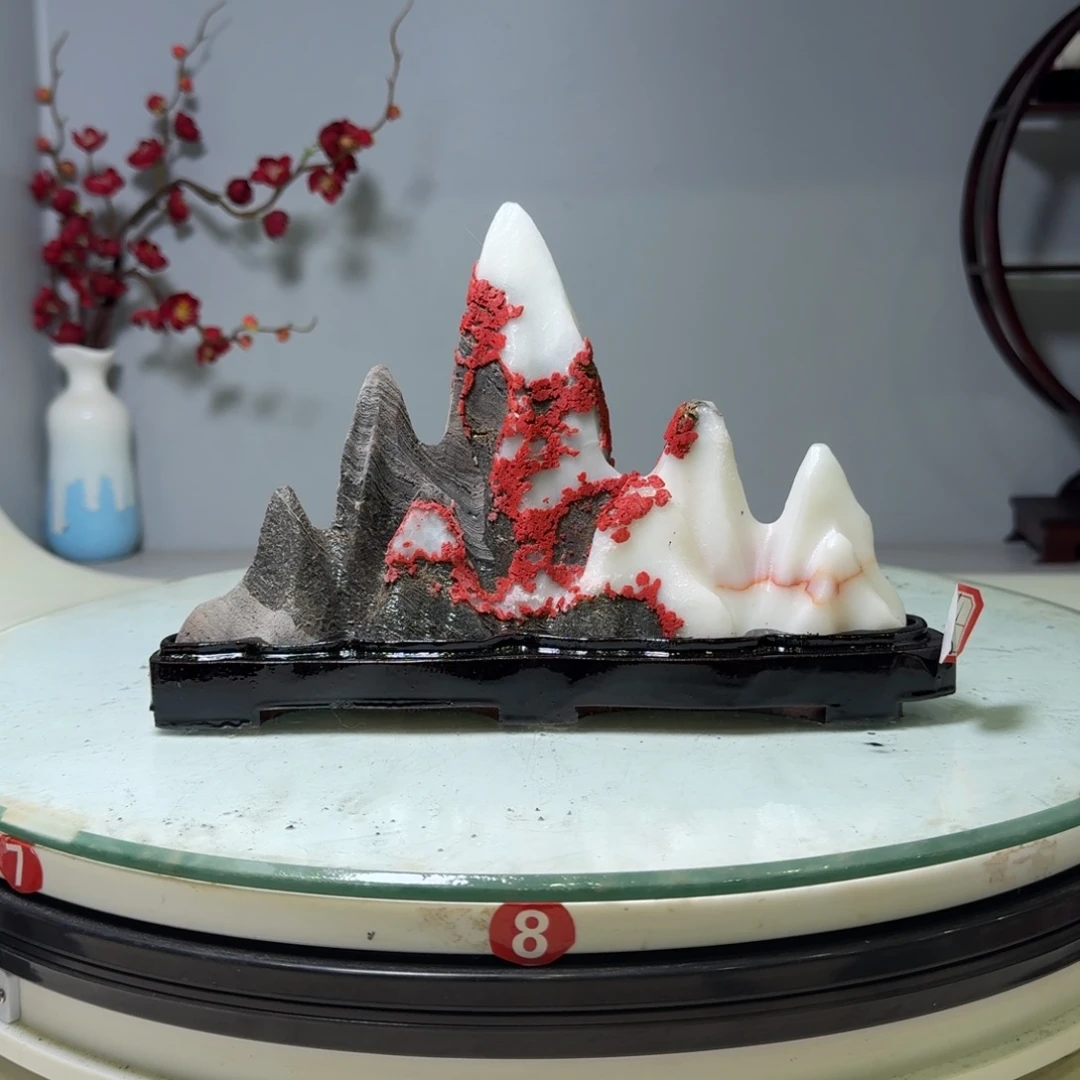 迎***运石材灵璧石精品摆件