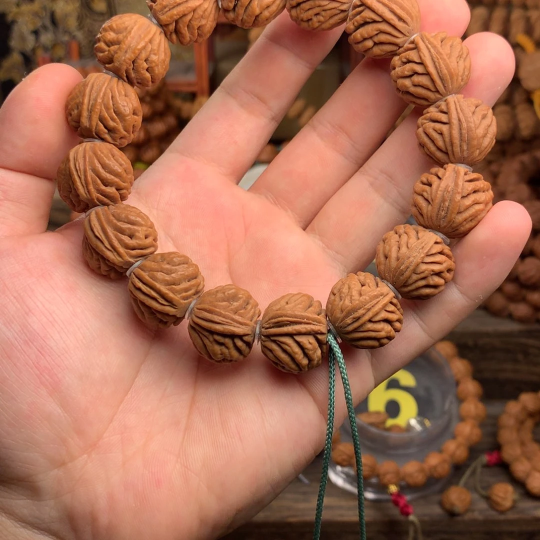 桃核吊坠19龙鳞凤尾