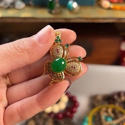 滴血莲花菩提吊坠