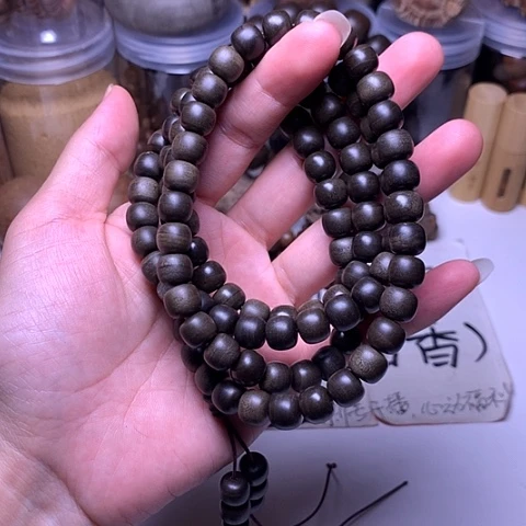 檀香木手串/手链老山檀香阴沉8/9/108横纹虎皮满纹