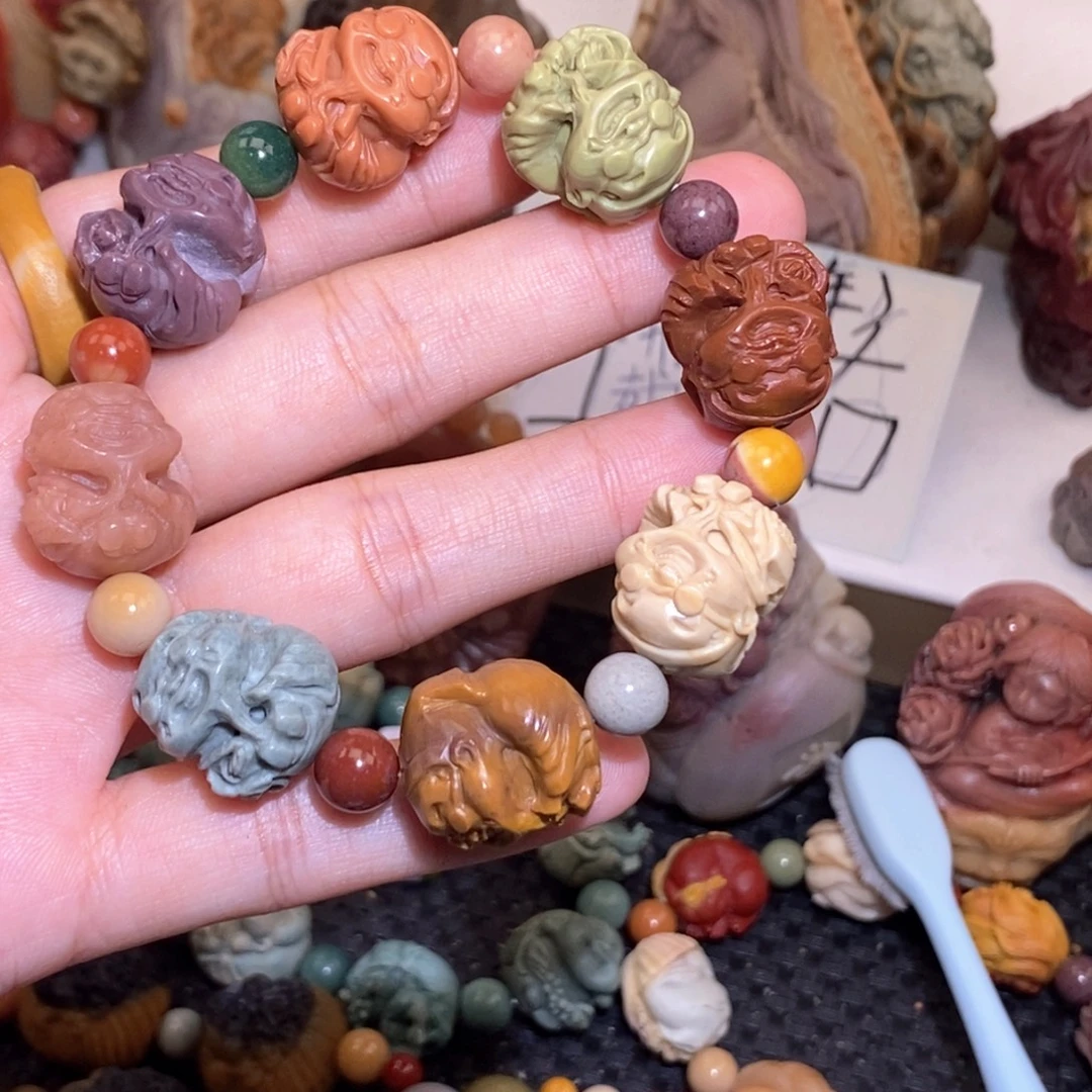 石英质玉（阿拉善玉）未镶嵌手链