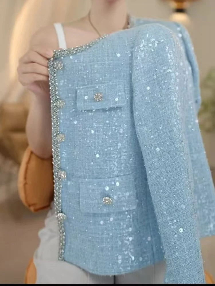 法式轻奢小香风外套2025新款精致感气质短款时尚百搭秋冬休闲外套