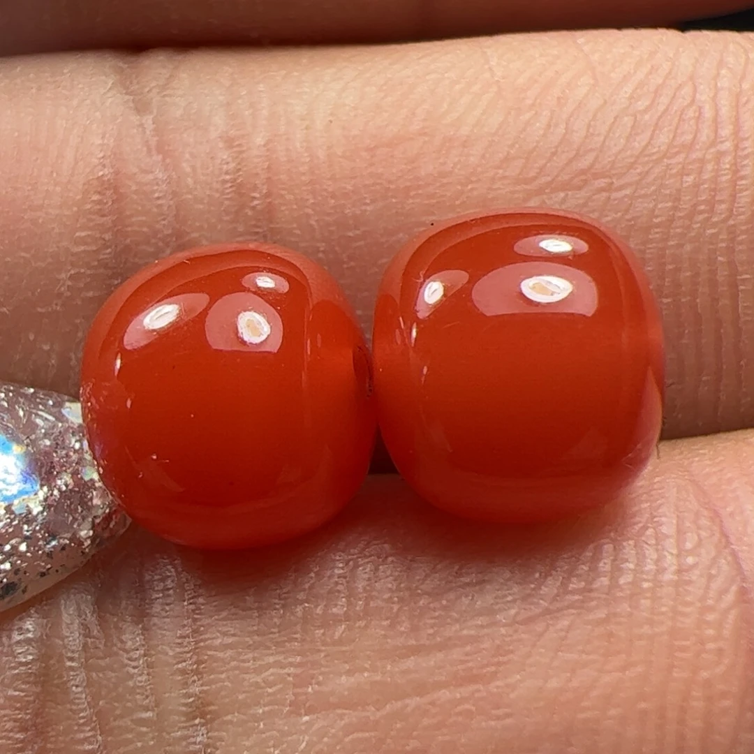 南红玛瑙珠子未镶嵌