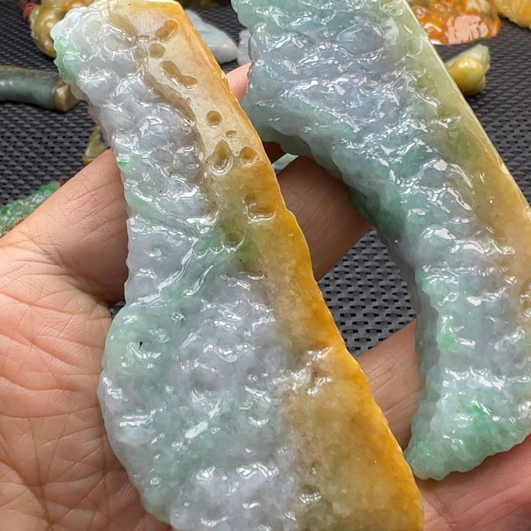 翡翠裸石缅甸翡翠