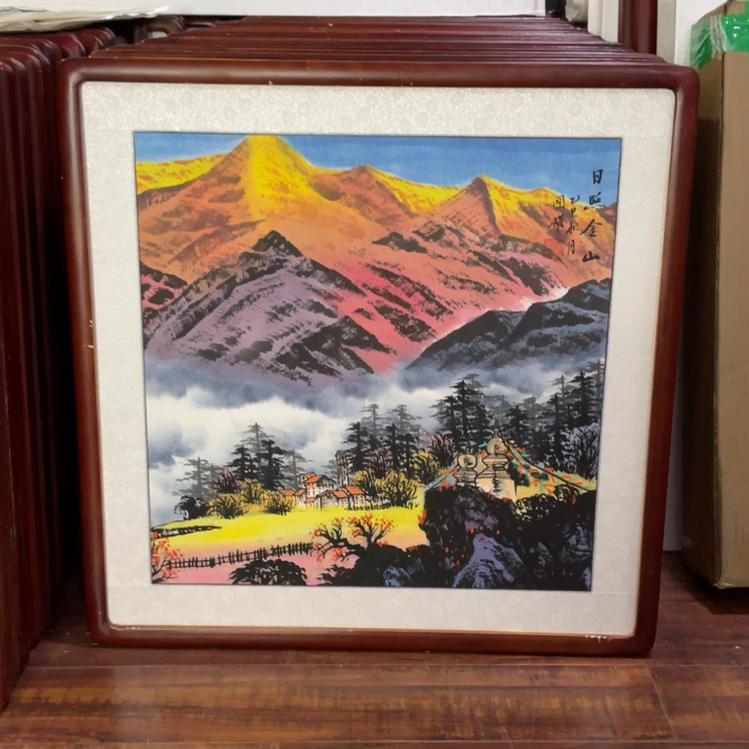 国画带框尺寸63*63厘米