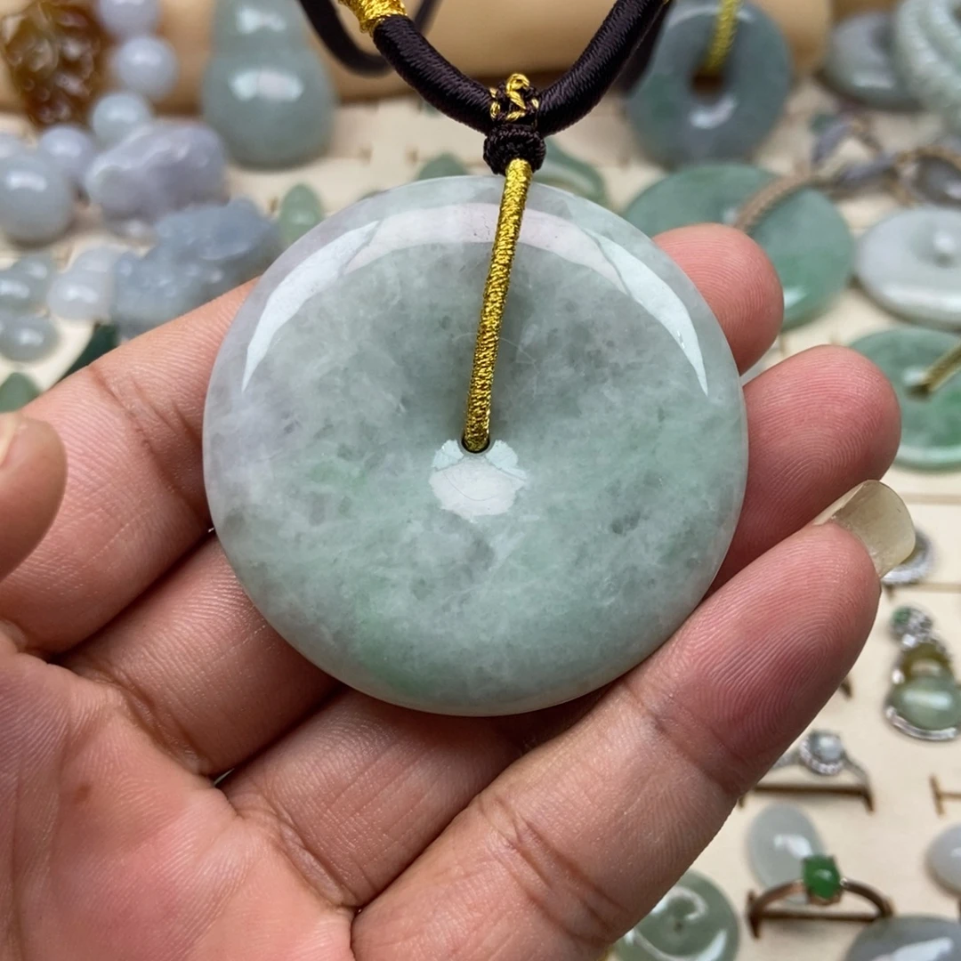 翡翠未镶嵌颈饰20