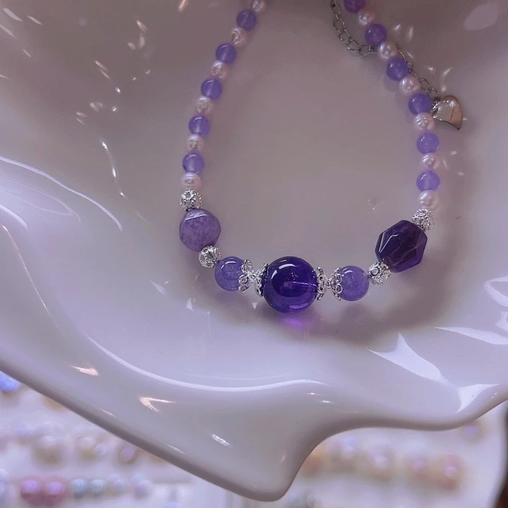 淡水珍珠手绳合金