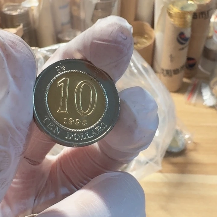 其他普通金属紫荆花10元币