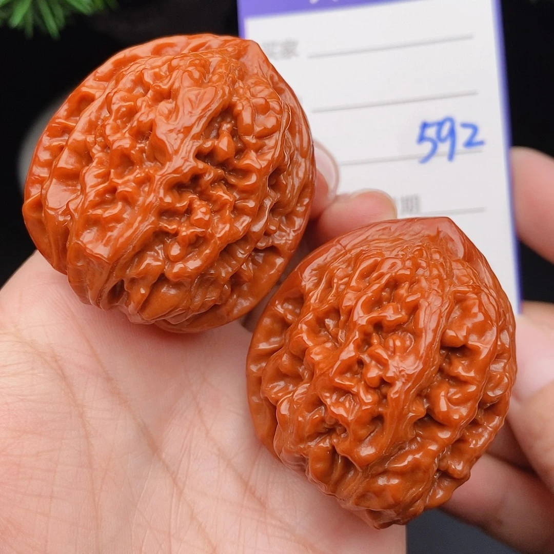 文玩核桃把件40凤凰台592
