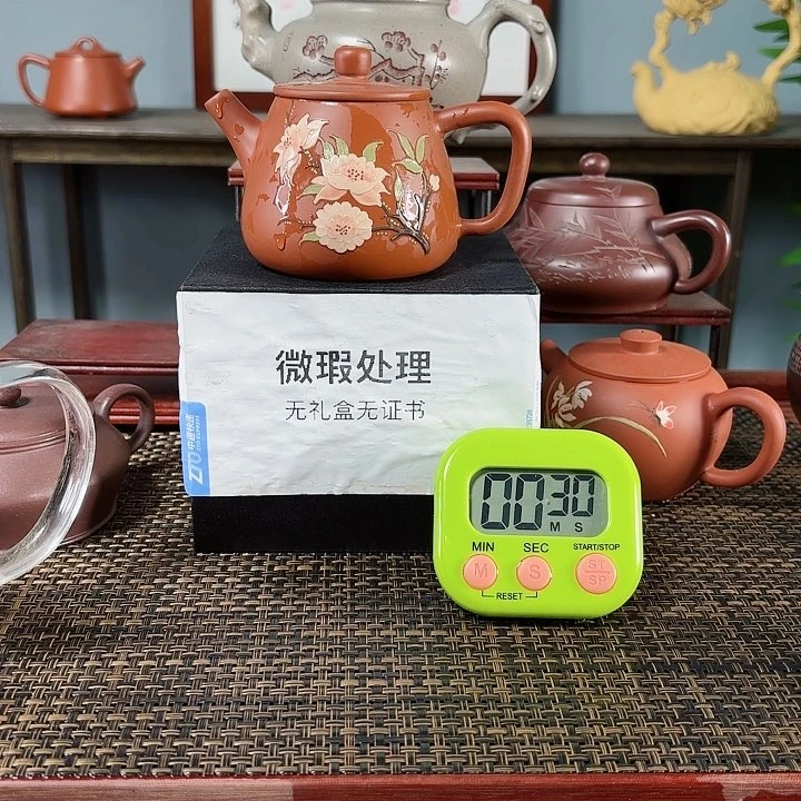 紫砂茶壶自***.宜兴原矿手工紫砂壶