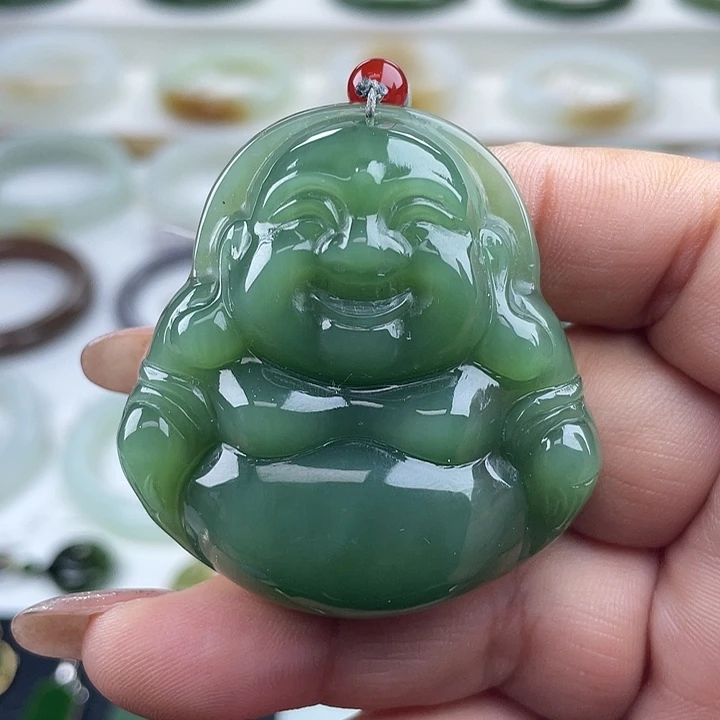 和田玉（碧玉）未镶嵌颈饰