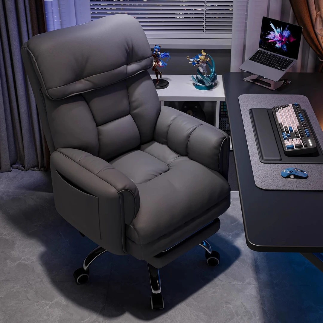 电脑椅家用办公舒适久坐可躺老板椅书房书桌靠背椅子商务沙发座椅