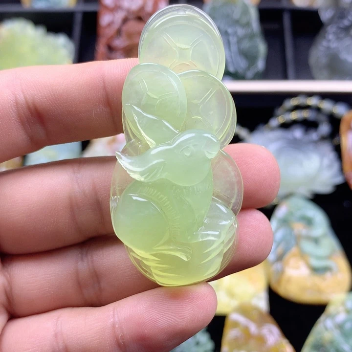 岫玉挂坠未镶嵌挂坠