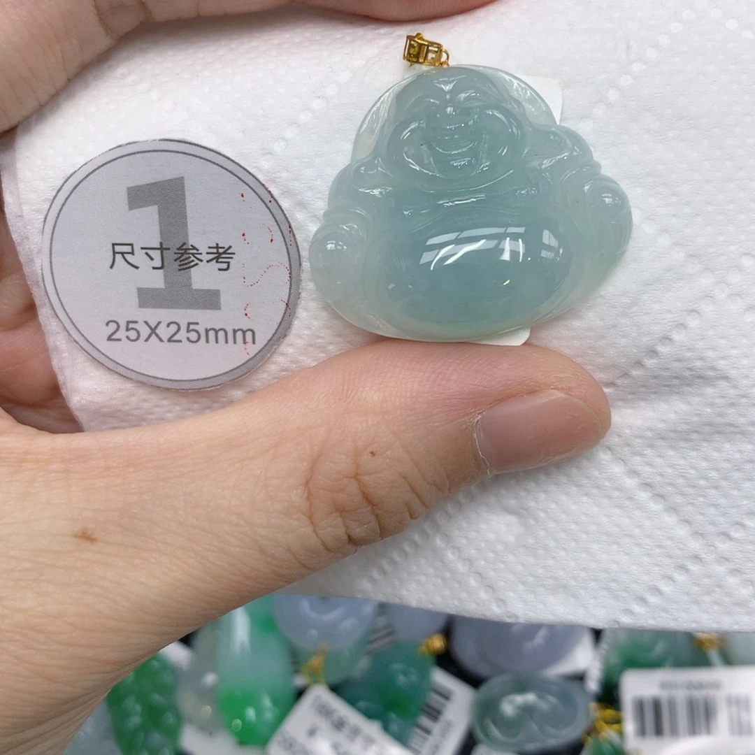 翡翠18K金镶嵌颈饰134568899888