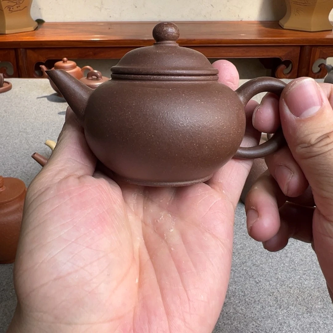 茶壶紫砂悠*水平 紫泥 半手工