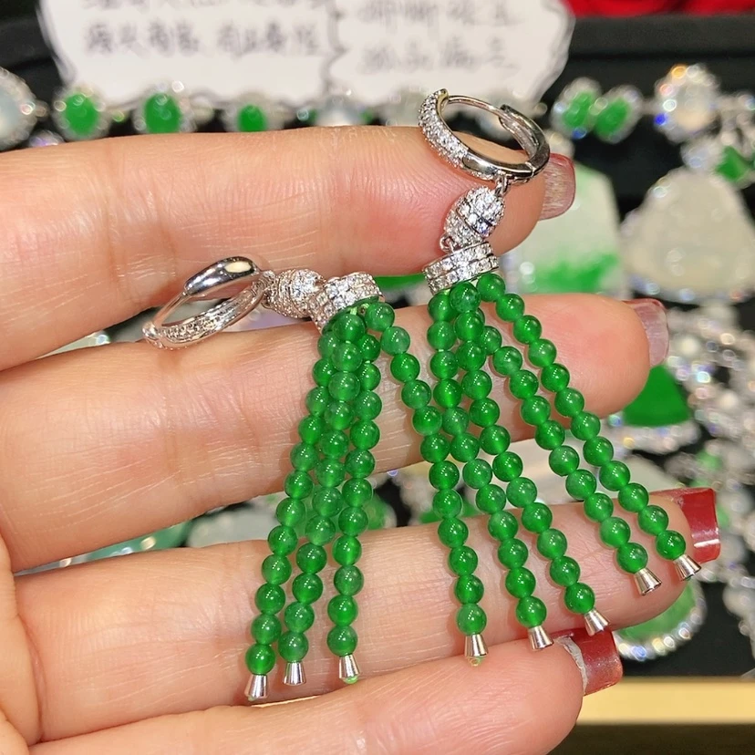 【闪购商品】未镶嵌翡翠耳饰天然翡翠