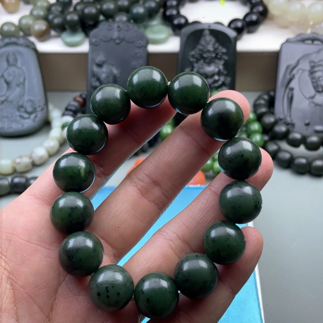 和田玉手串未镶嵌