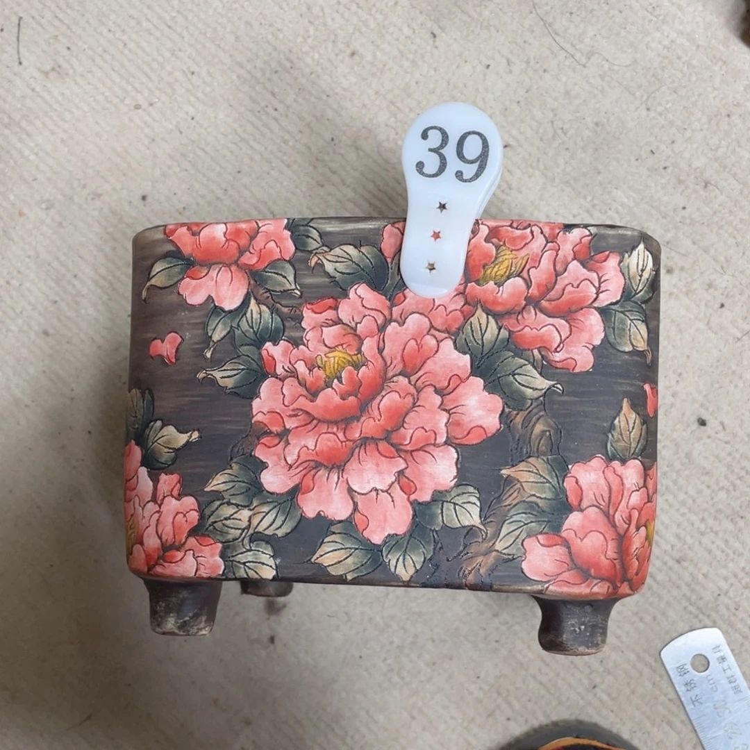 紫砂花盆阿*陶瓷多肉花盆精品