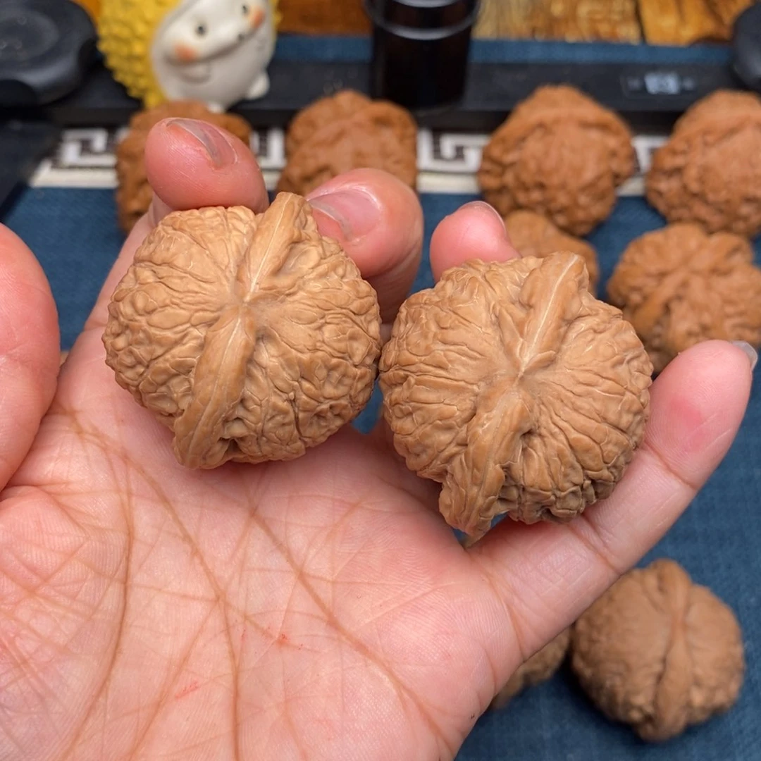 文玩核桃把件全品40尺乾隆磨精卡精配