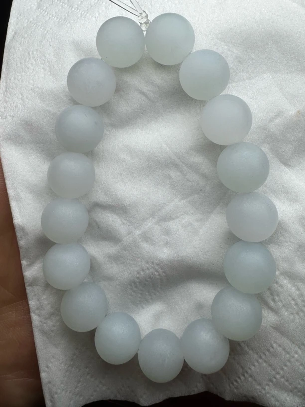 天然缅甸翡翠a货，女士手串12mm