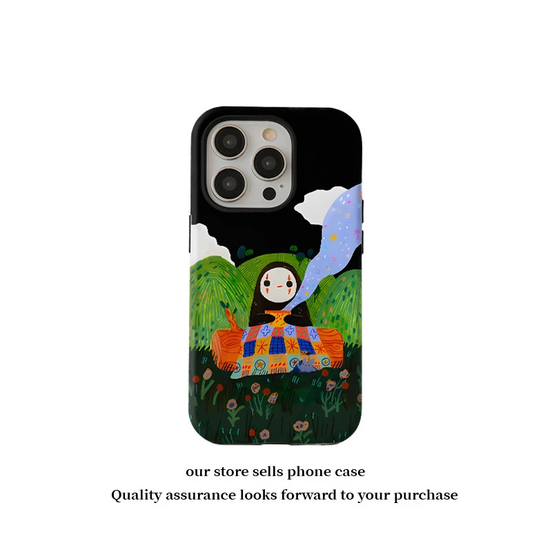 小众无脸男磁吸菲林二合一1615手机壳14适用于13保护12防摔xr