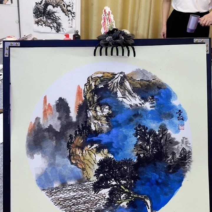国画张圣敏先生纯手绘作品