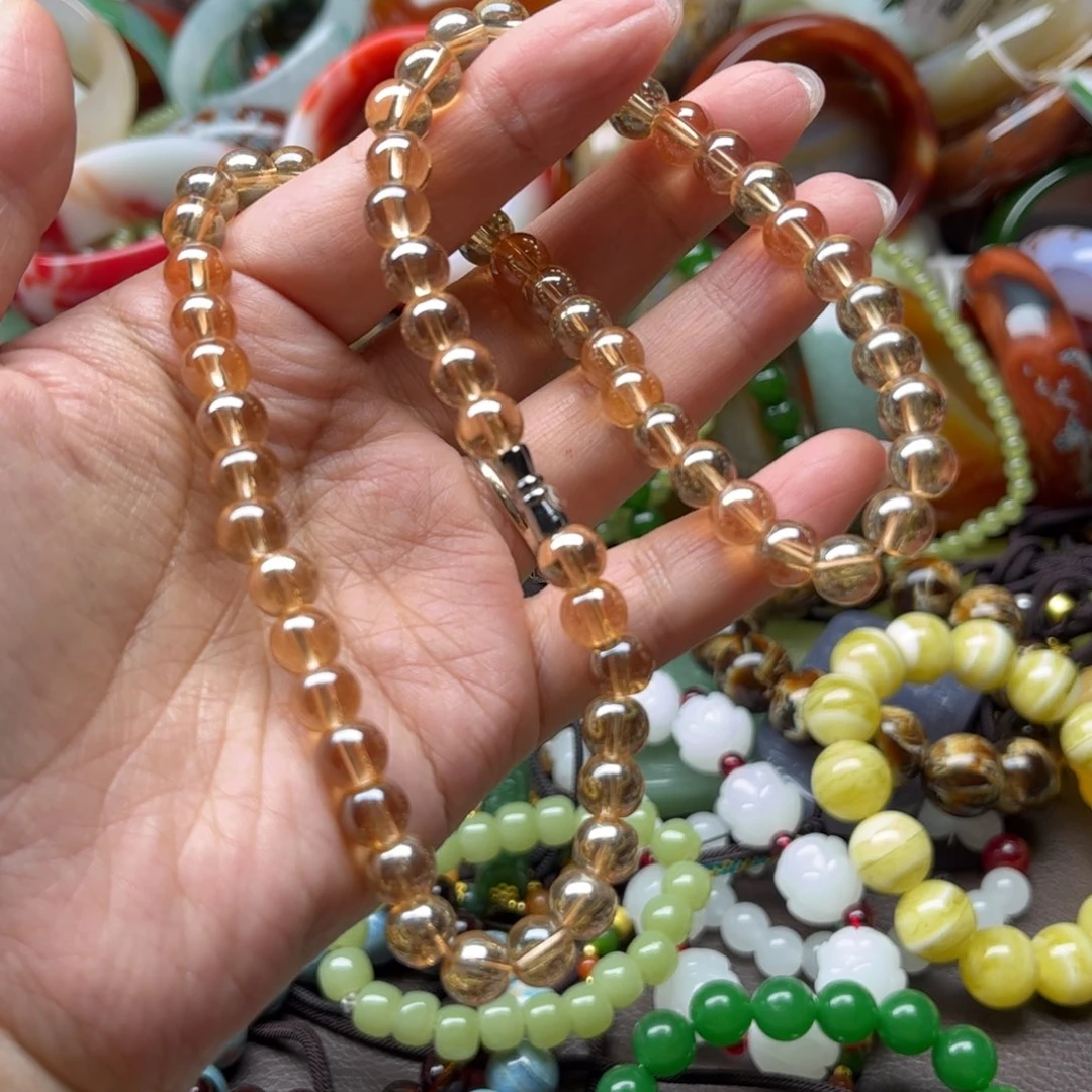 石英质玉手链未镶嵌