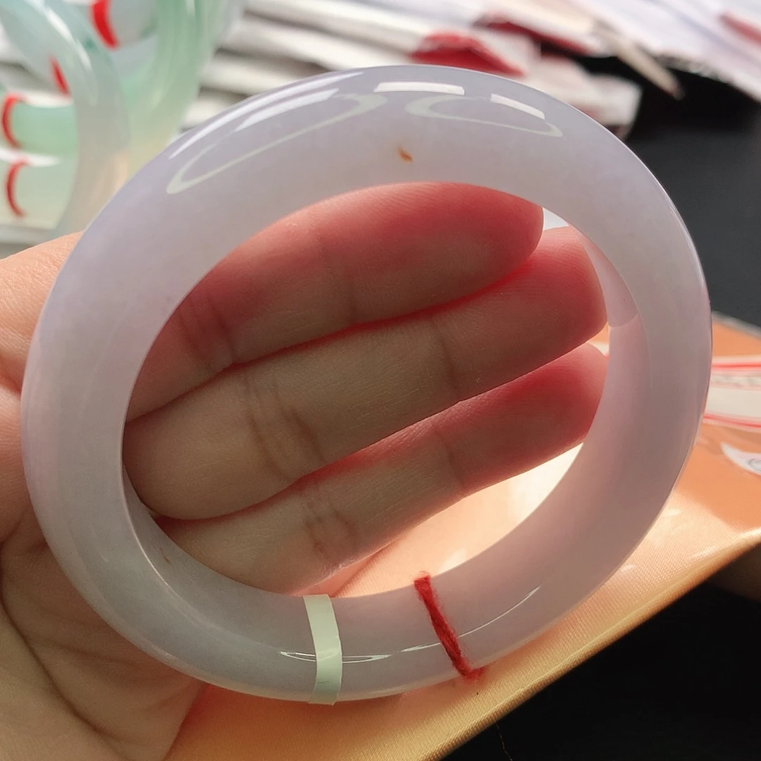 翡翠未镶嵌手镯缅甸56.57