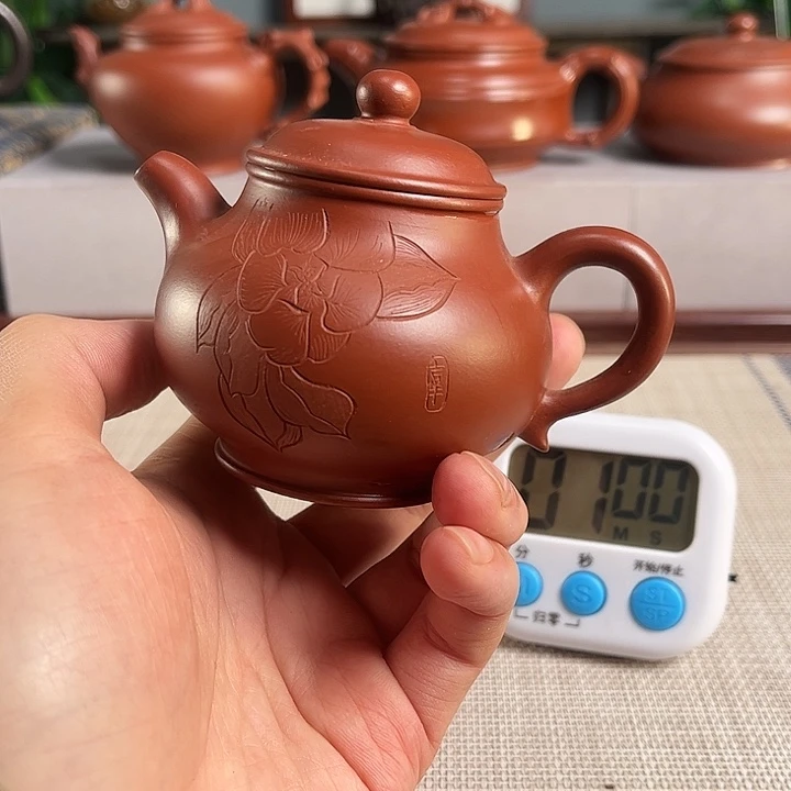 用***9宜兴原矿手工紫砂壶