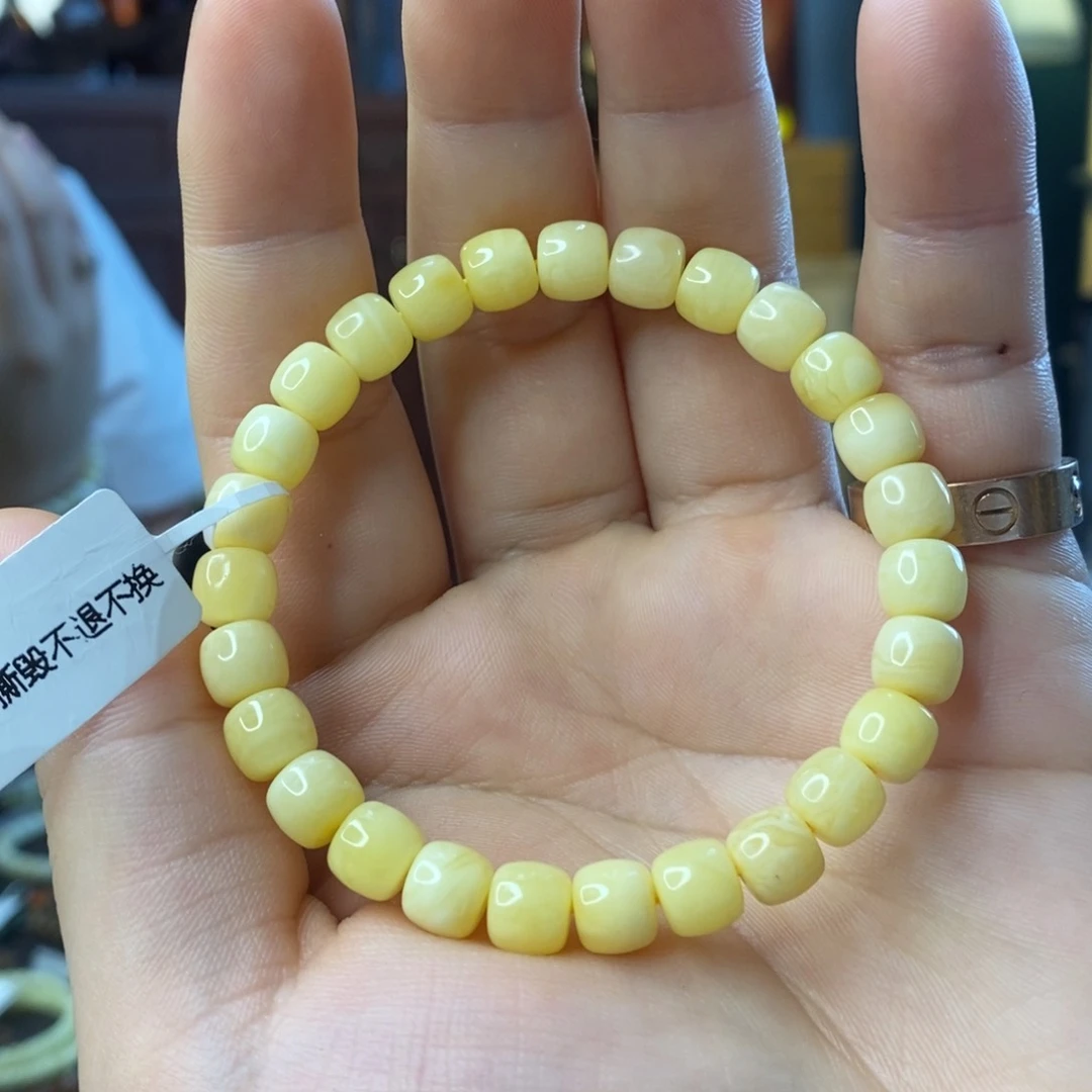 未镶嵌琥珀手串Y***o7.8mm精工老型微瑕