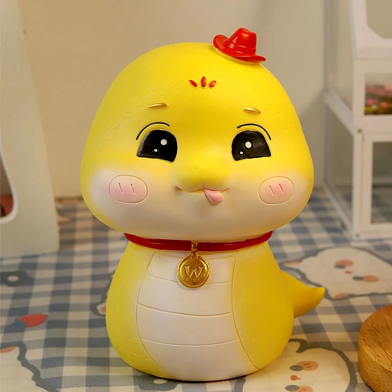 十二生肖蛇年存钱罐属蛇男女孩儿童生日礼物大号防摔可存取储蓄罐