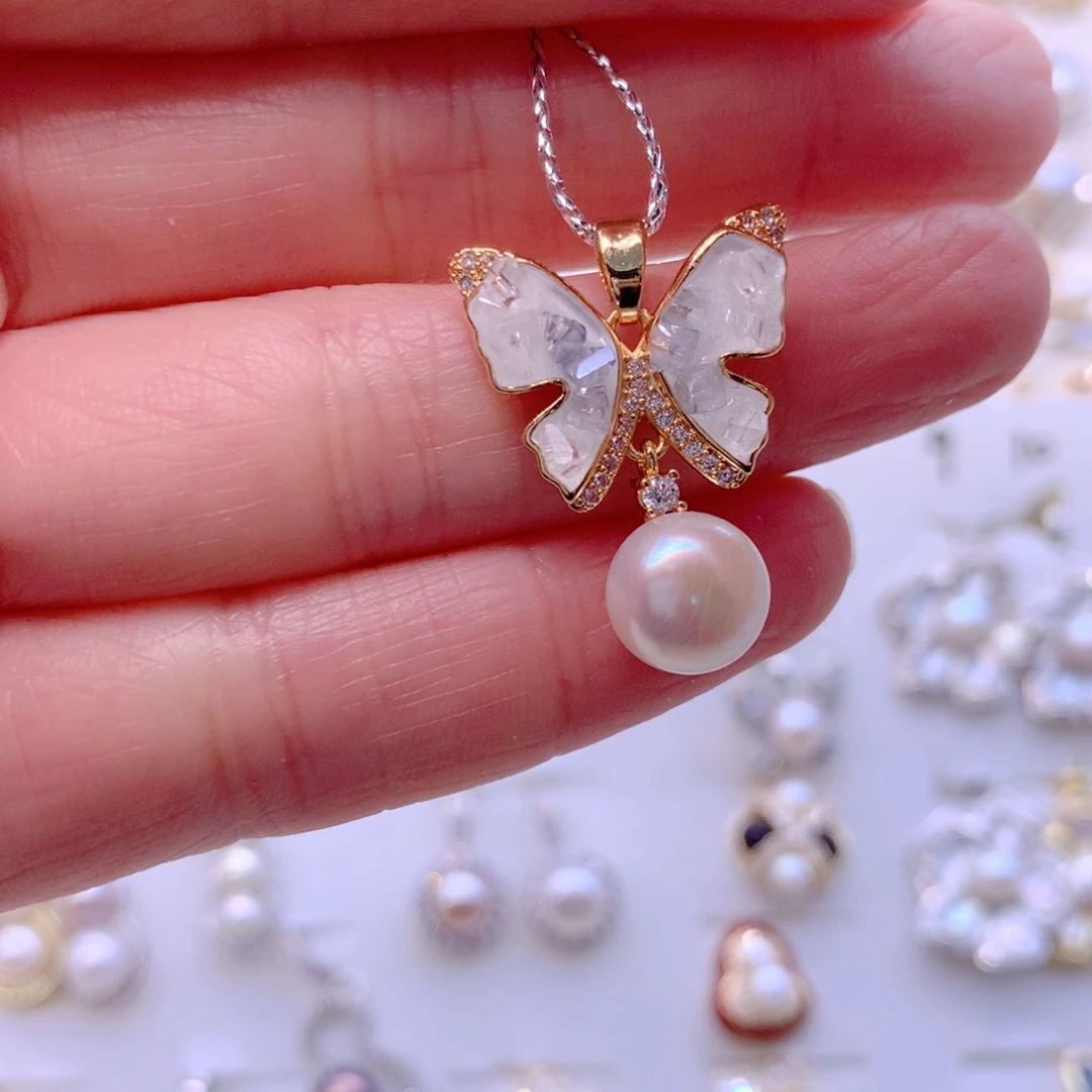 耳饰淡水珍珠合金