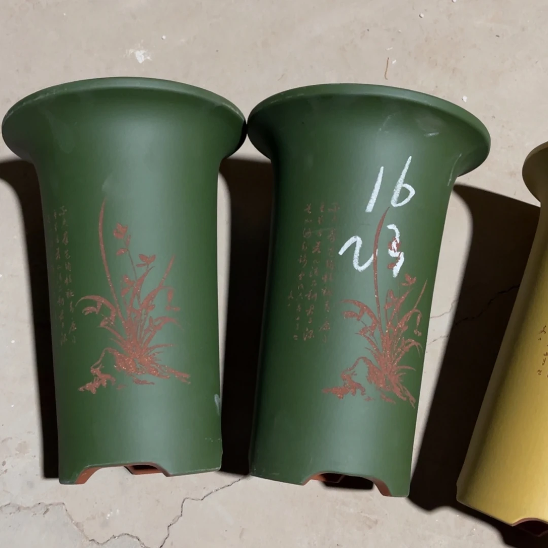 宜兴原矿紫砂花盆