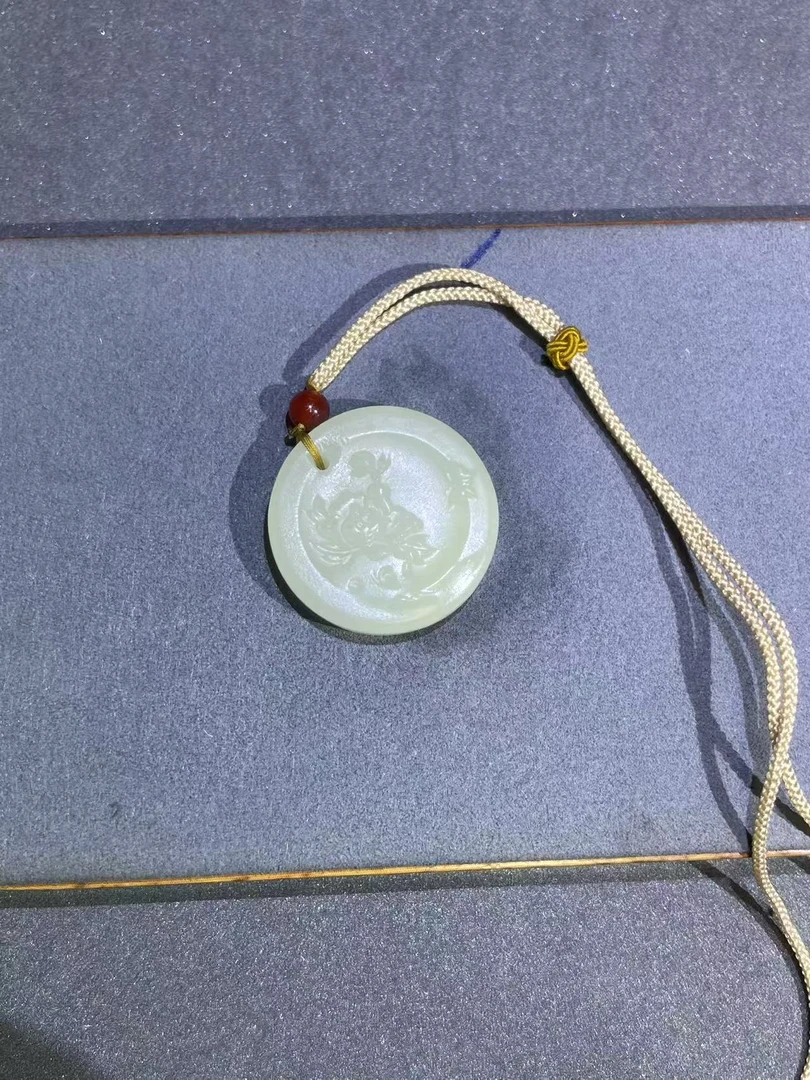 a3733绿色圆盘项链多样发