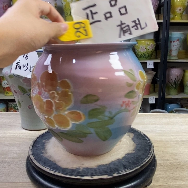 景德镇高温陶瓷花盆
