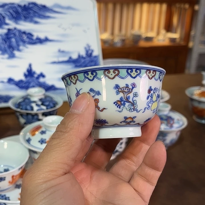 錡镇堂手工手绘杯