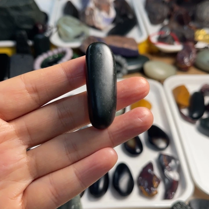 石材新疆戈壁手把件